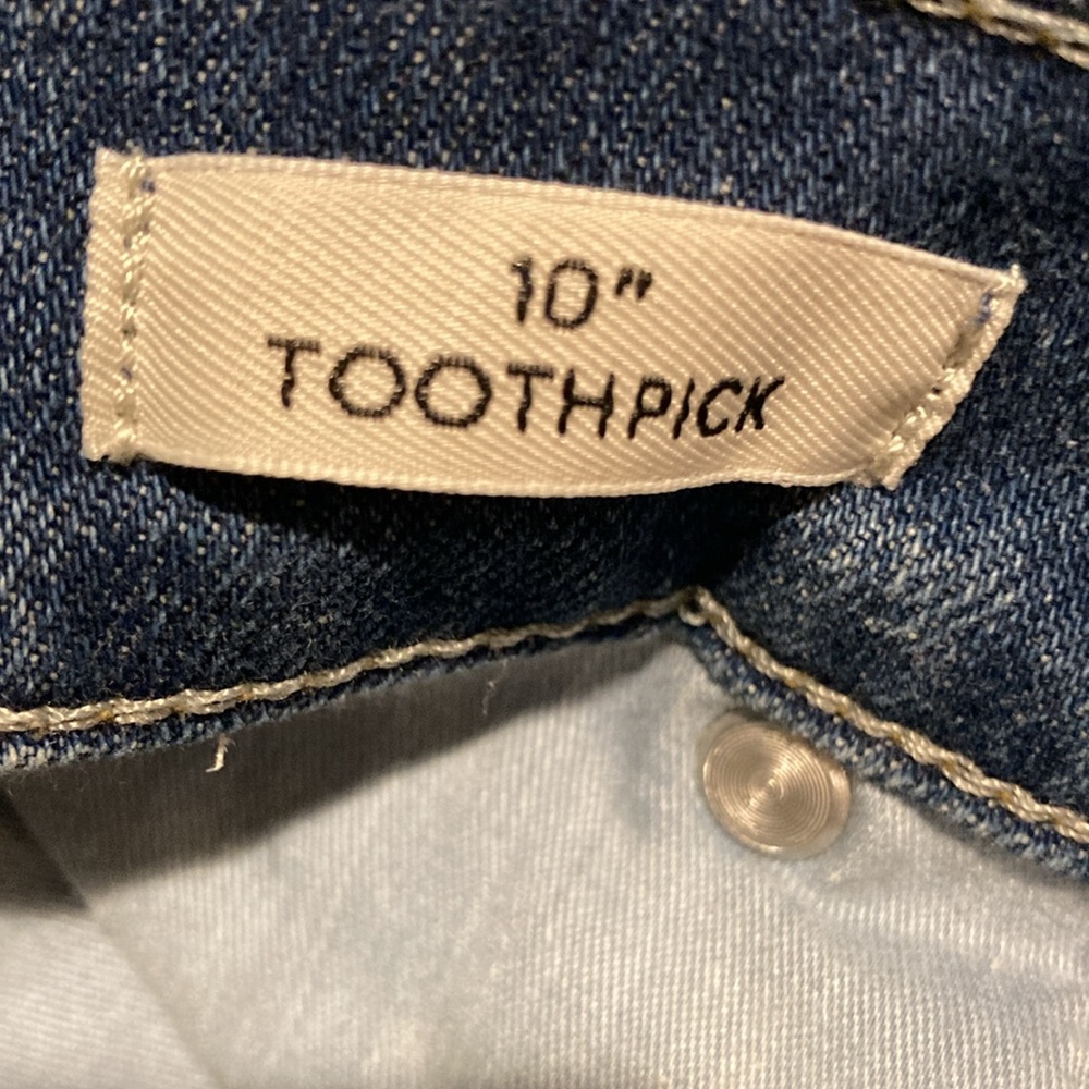 J Crew 10” Toothpick Cropped High Rise